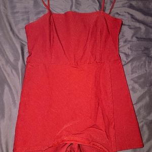 Red romper